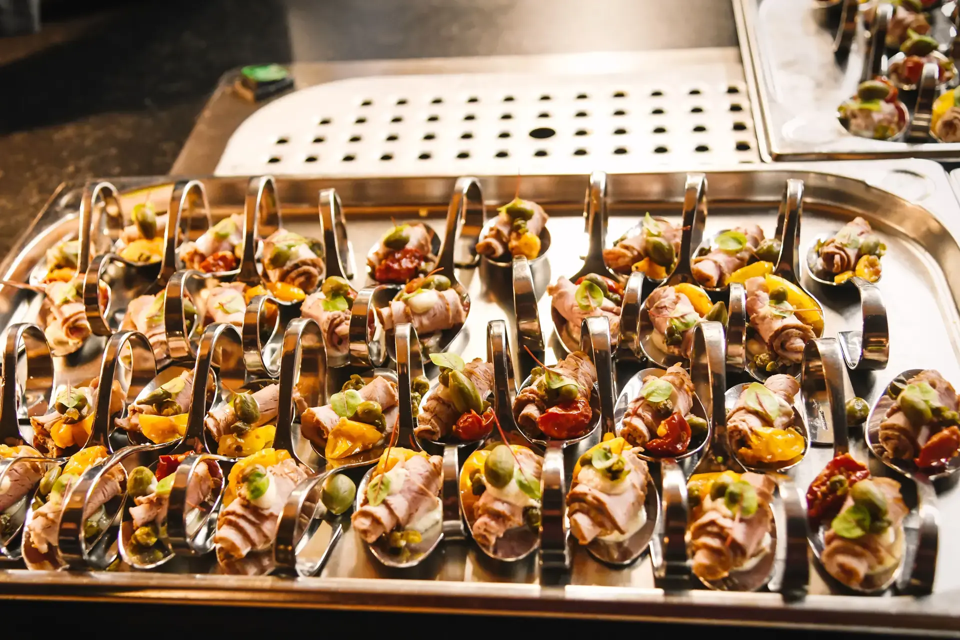 Flying Buffet Fingerfood auf Löffeln – Treehouse Erlangen